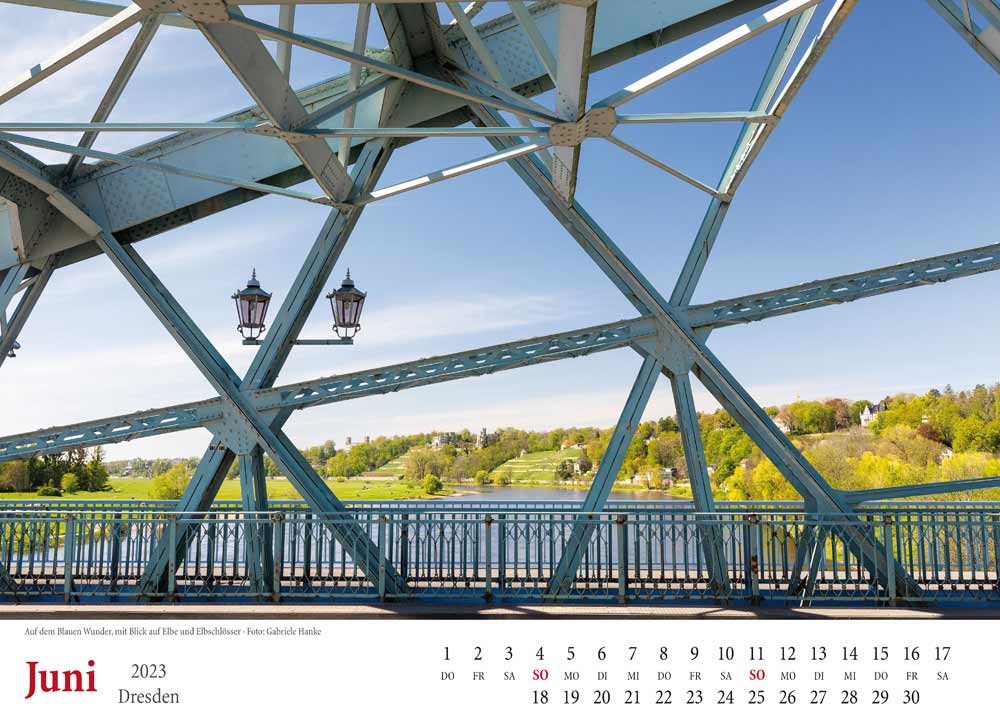 Kalender Dresden Blaues Wunder