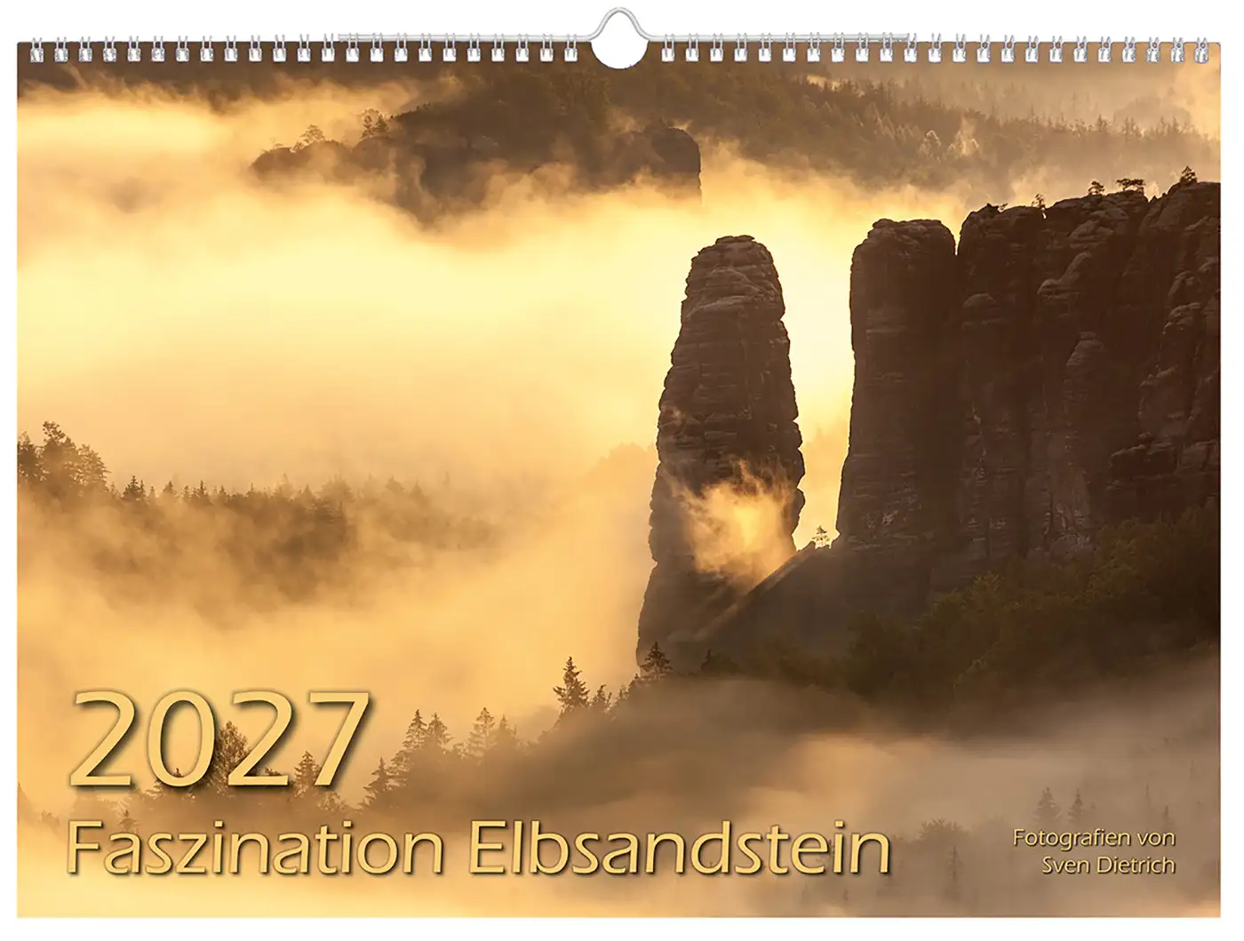 Kalender Faszination Elbsandstein 2027 Sven Dietrich