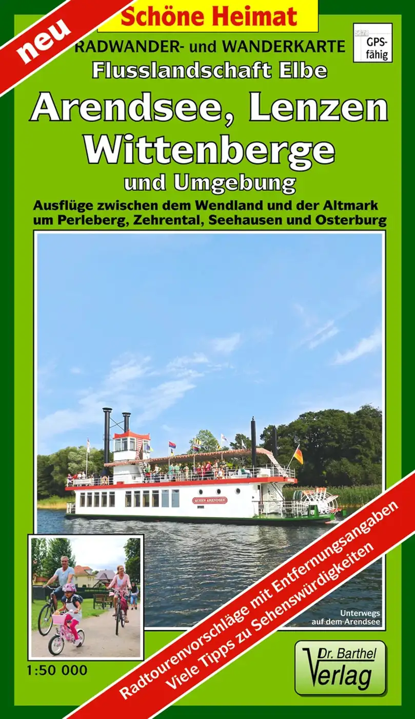 Radkarte Elbe Arendsee Wittenberge Barthel