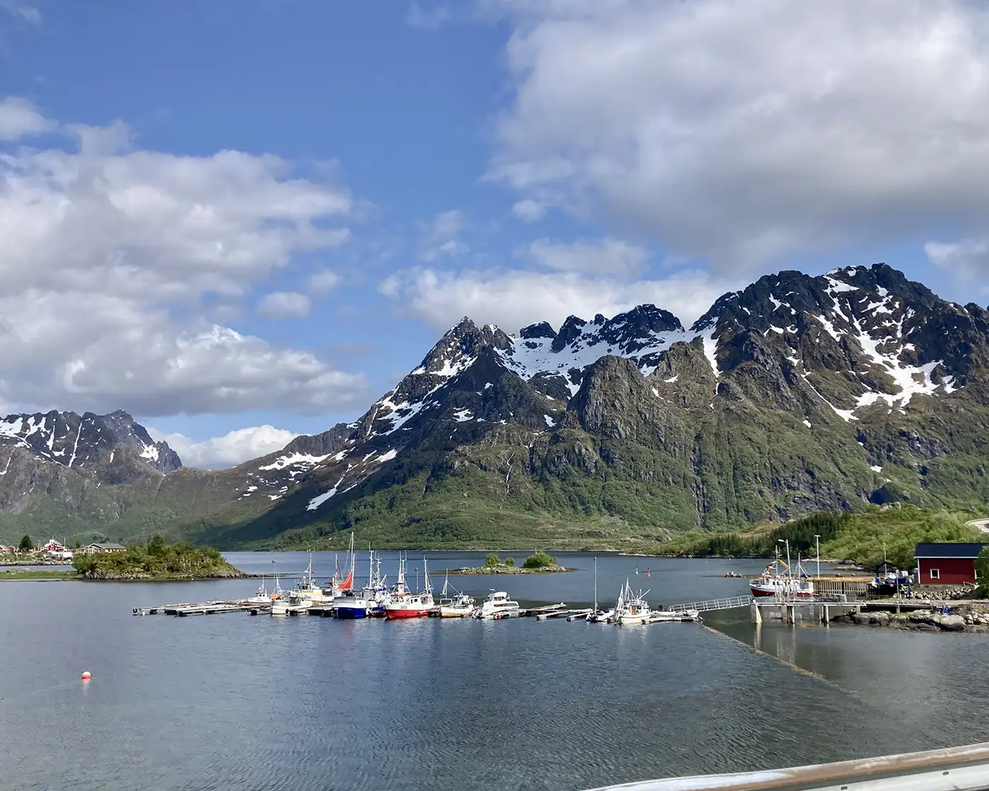 Norwegen Berge See