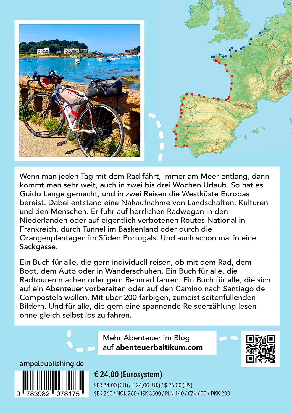 Abenteuer Atlantik Rückseite Fahrrad