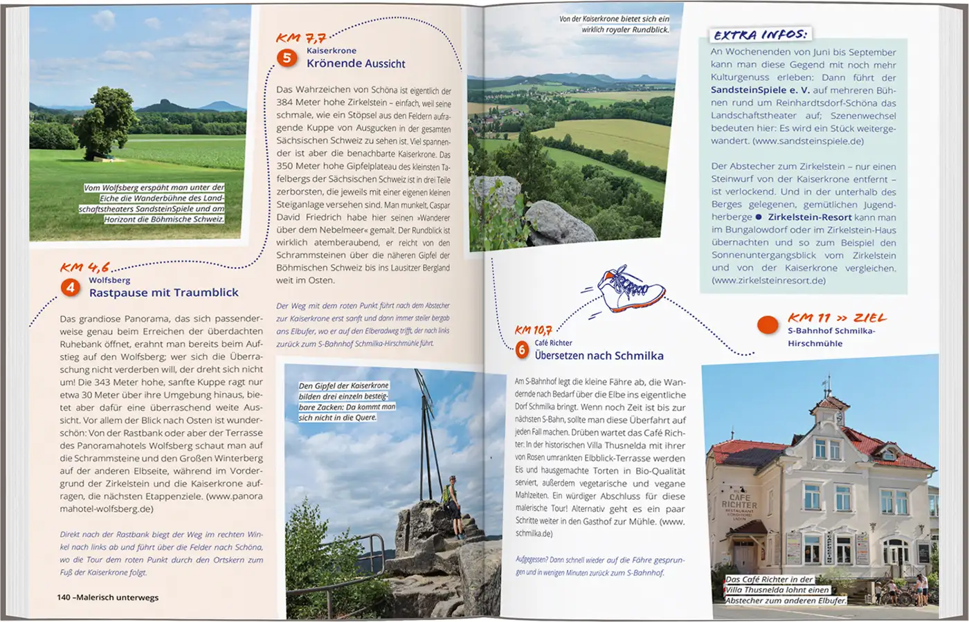 Buch Wandertouren Sächsische SChweiz