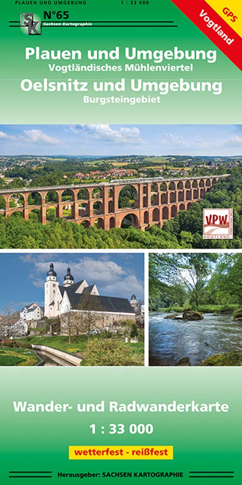 Sächsischer Weinwanderweg 1:33 000 Wanderkarten-Set mit 7 Etappenkarten 