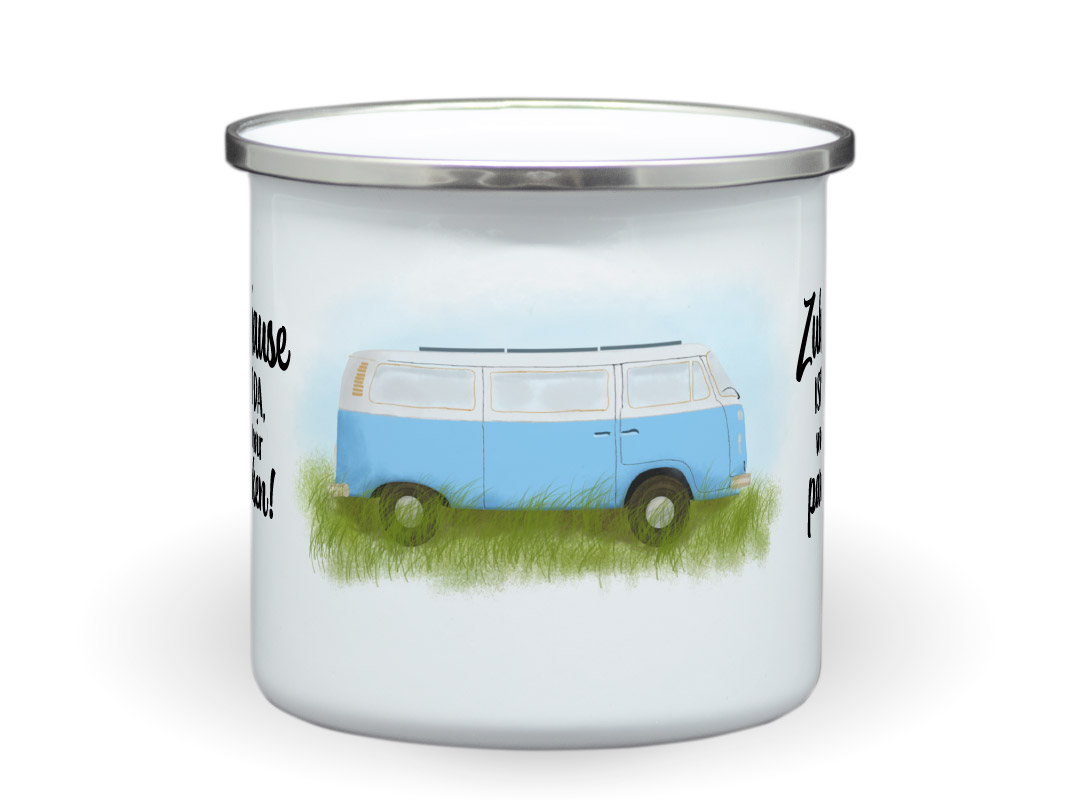 Emailletasse Camper Bus  Vanlife