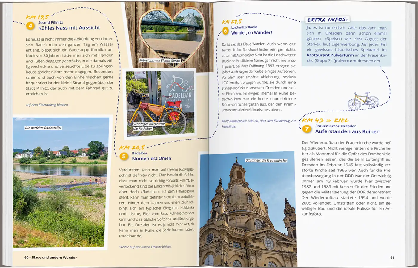 Radtourenbuch Elbe Etappen