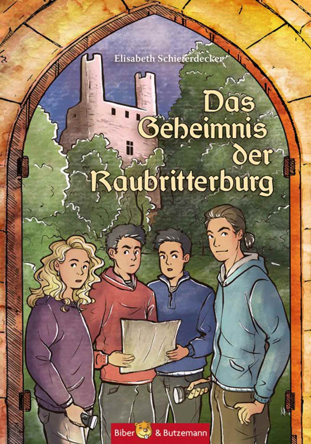 Kinderbuch Geheimnis Raubritterburg Saalfeld Kinder Schatzkarte
