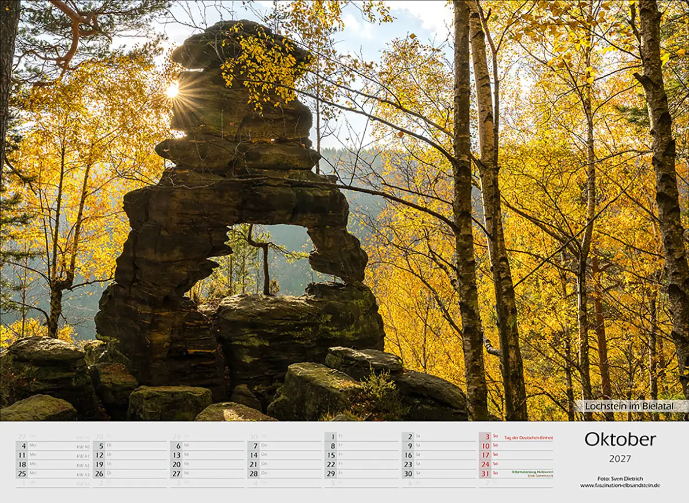 Kalender 2027 Bielatal Lochstein