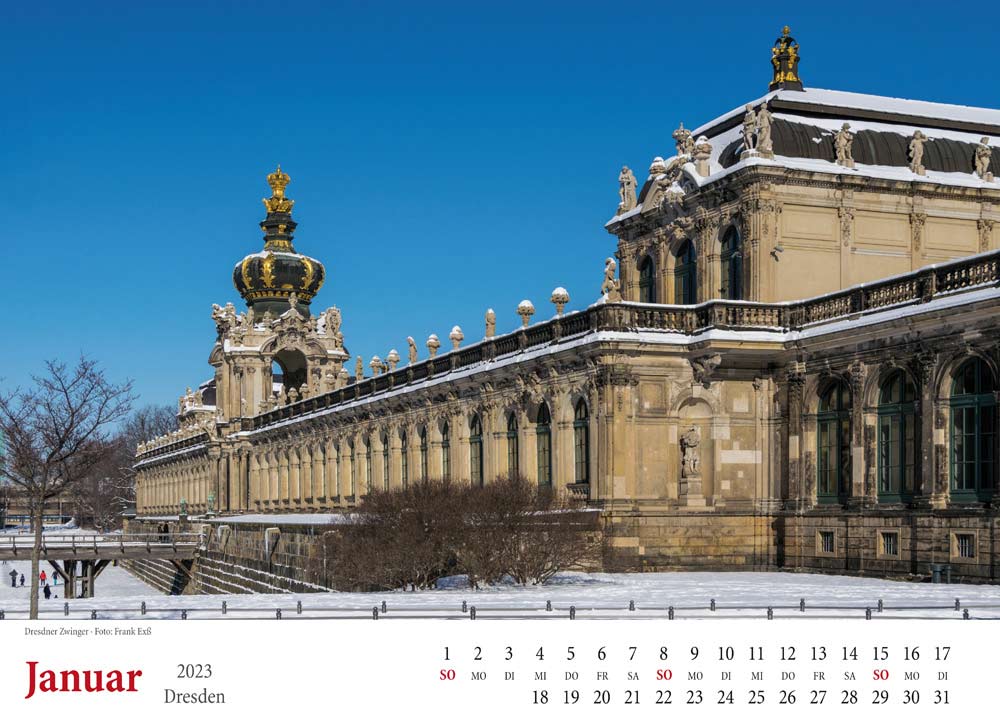 Kalender Dresden Dresdner Zwinger