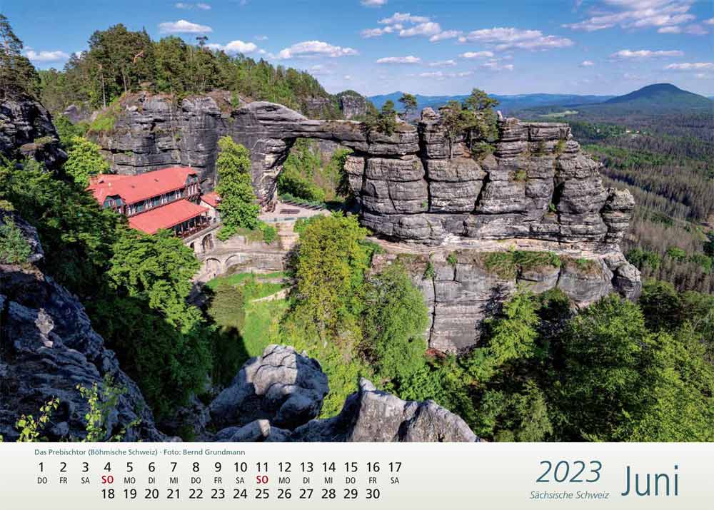 Kalender Sächsische Schweiz Prebischtor