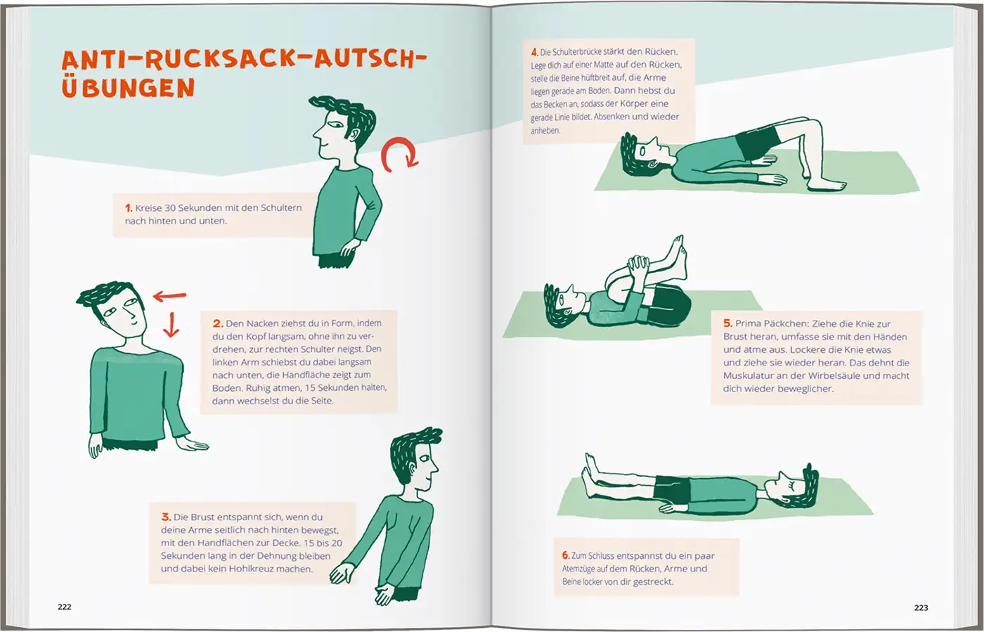 Buch innen Übungen