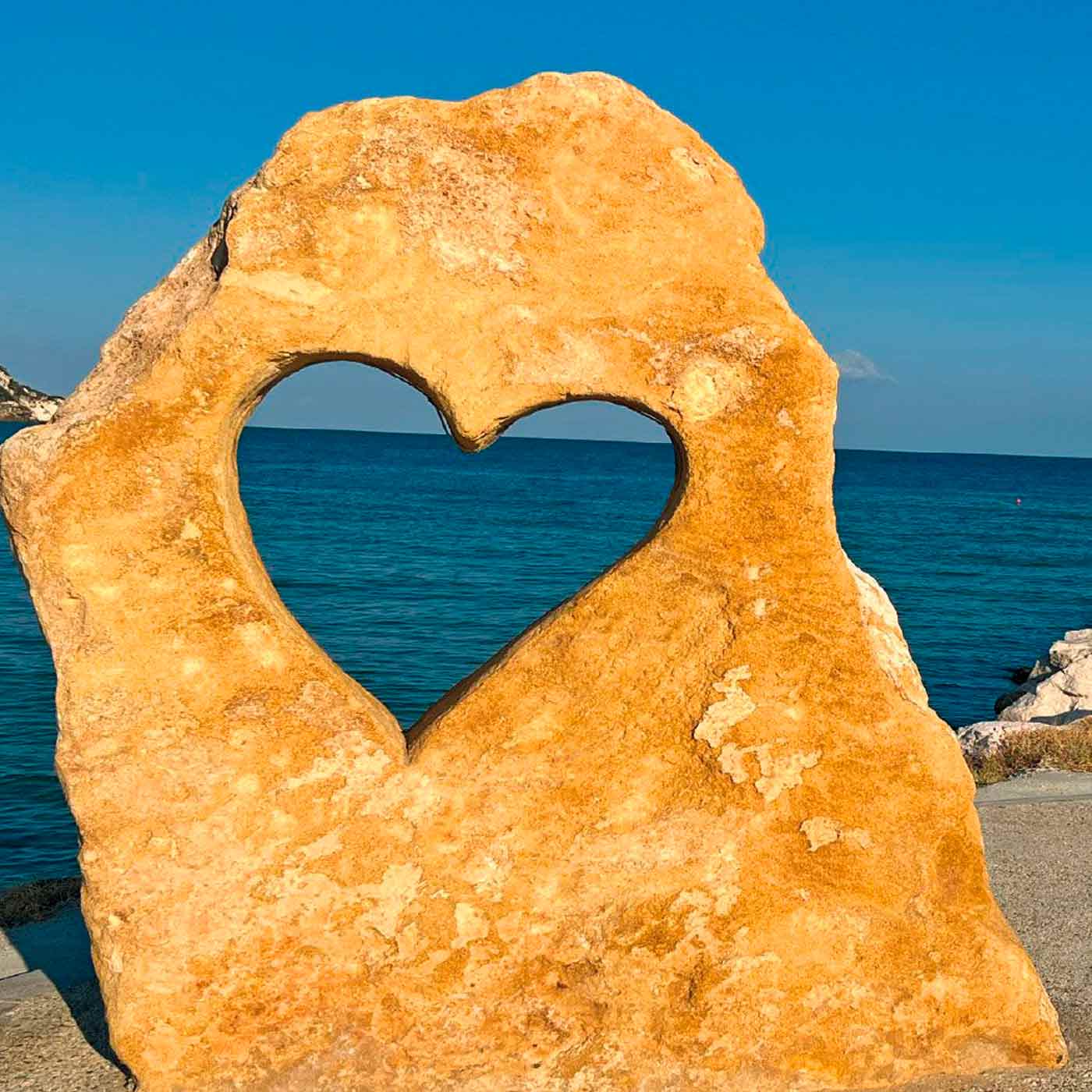 Gute Laune Block Herz am Meer
