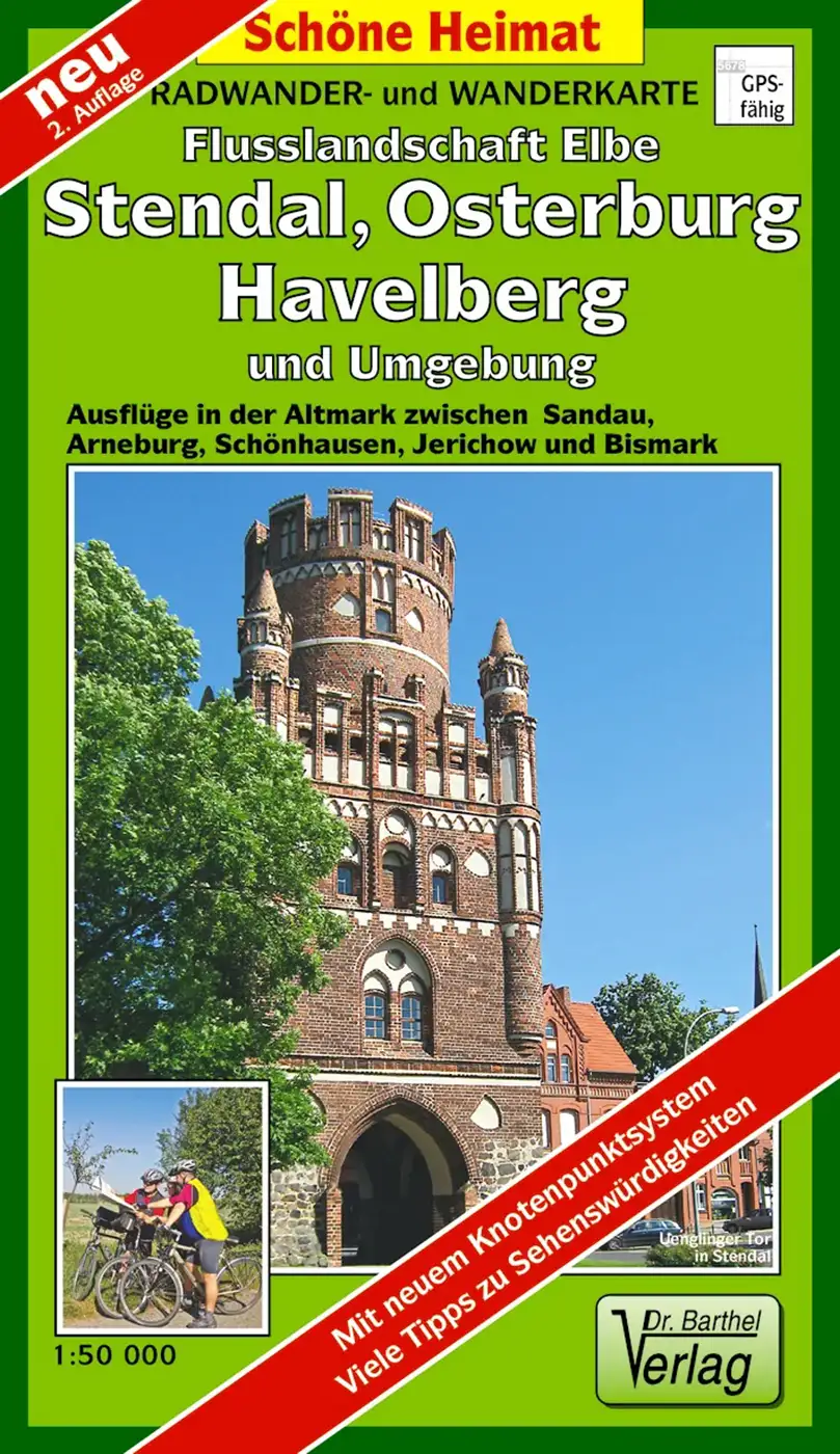 Radkarte Elbe Stendal Osterburg Havelberg Barthel