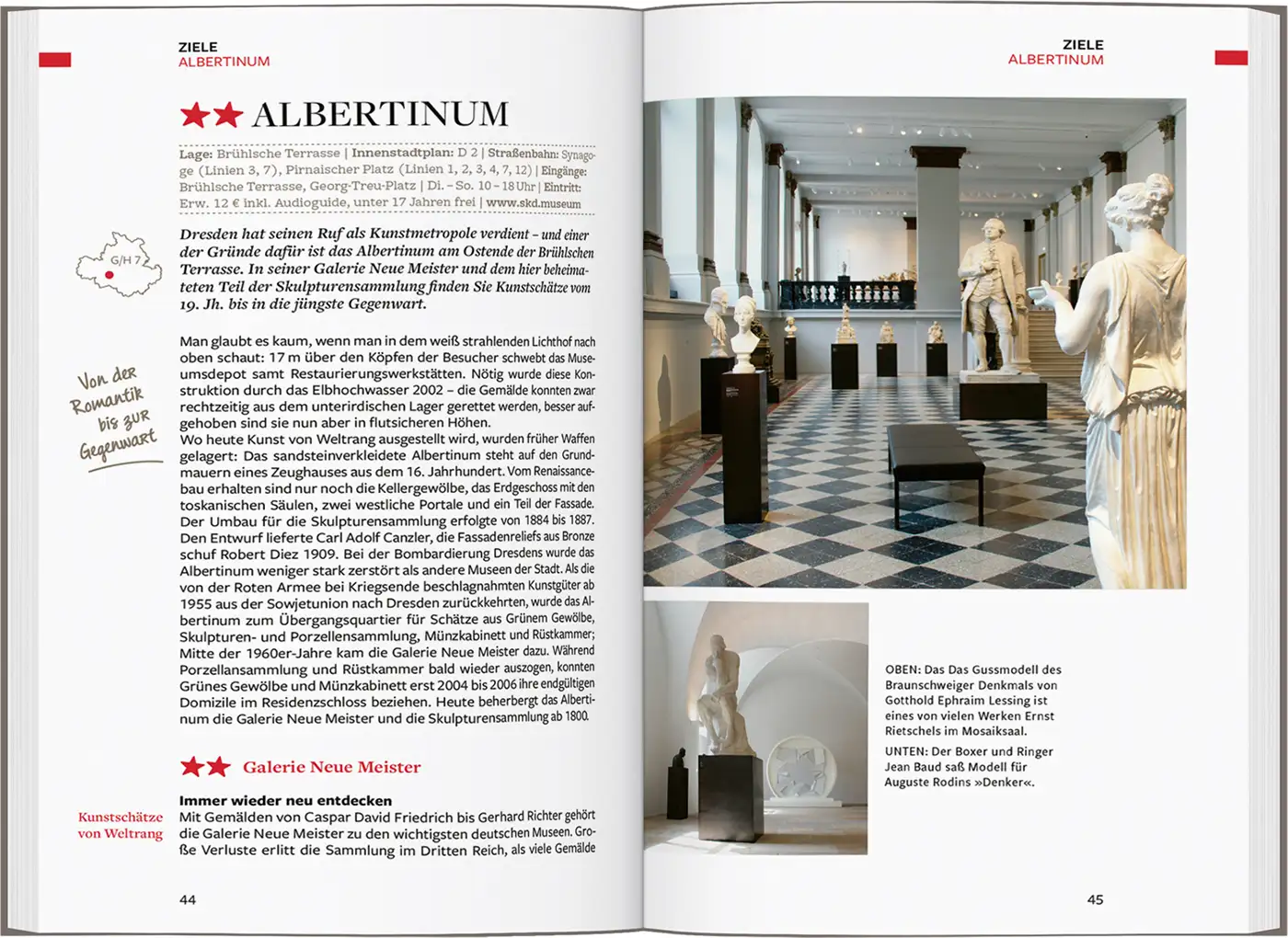 Buch Reiseführer Dresden Baedeker Albertinum