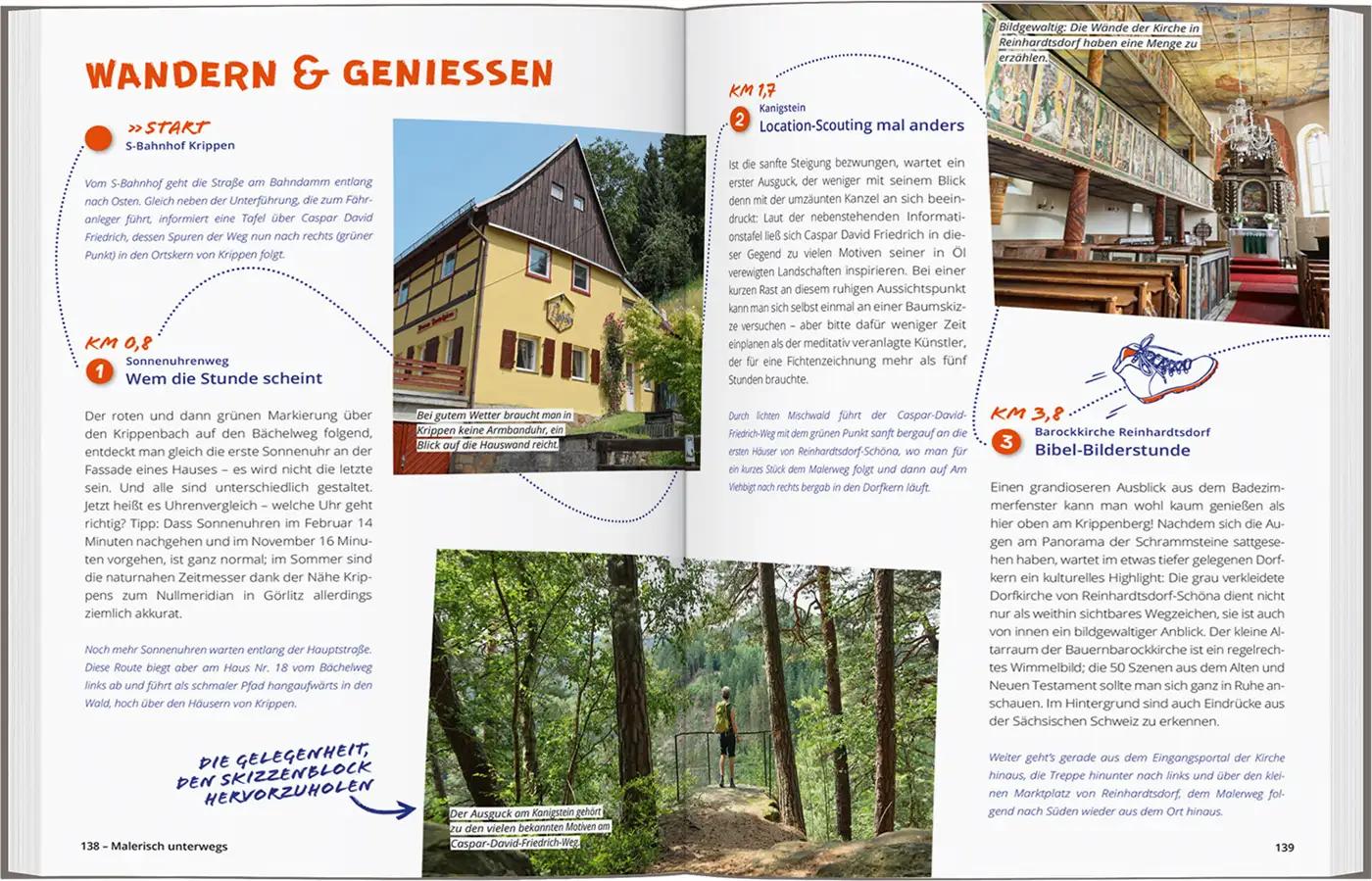Wanderbuch Sächsische Schweiz geniessen