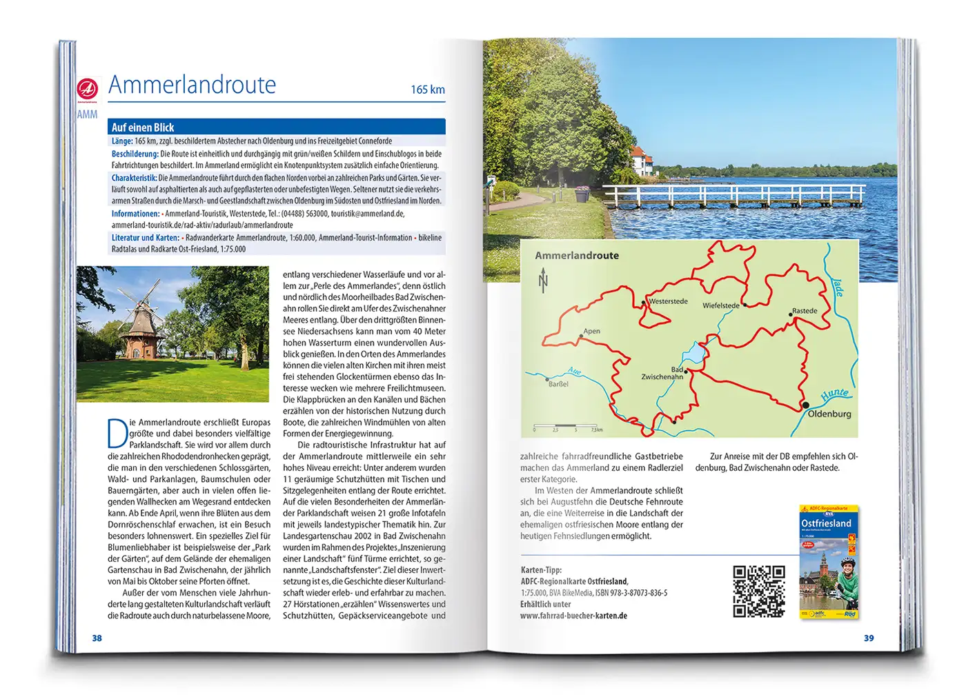 Radtourenbuch Deutschland Ammerlandroute
