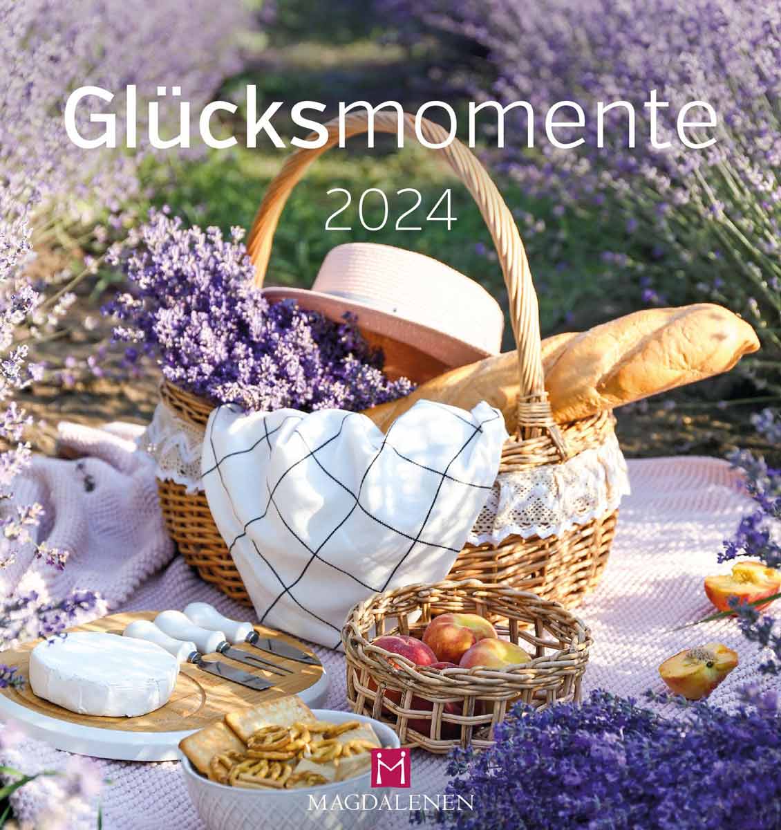 Kalender Glück Picknick Lavendel
