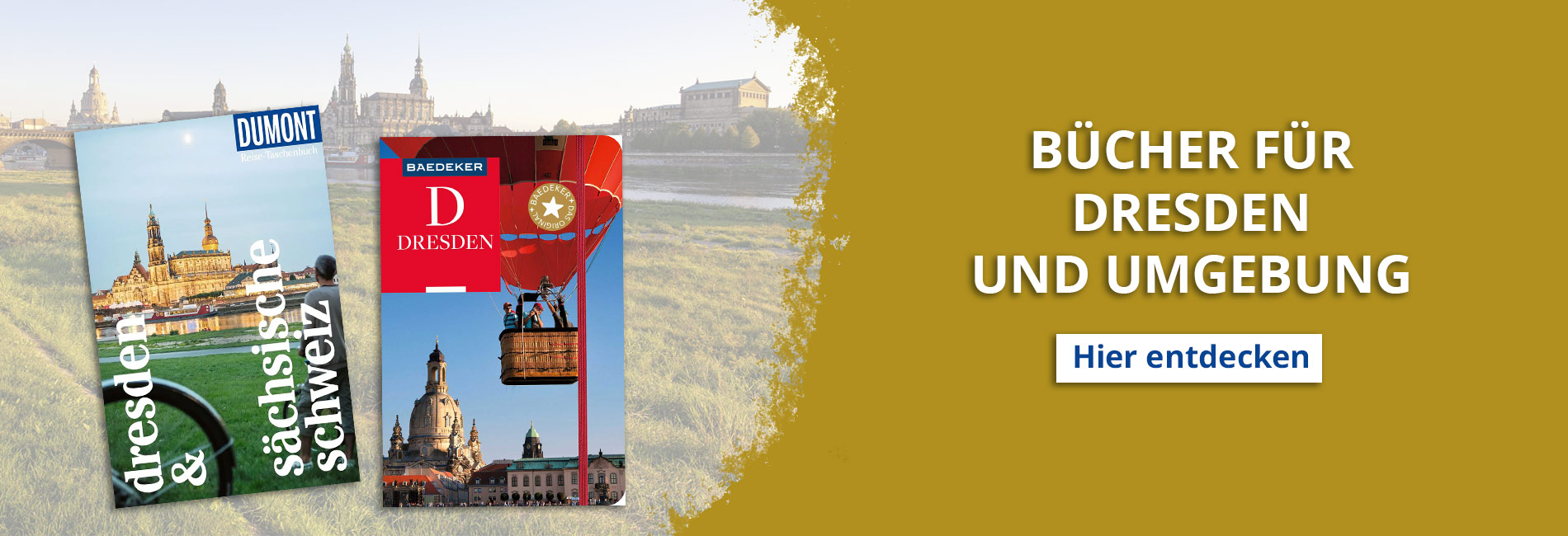 Banner Bücher für Dresden Dumont Marco Polo