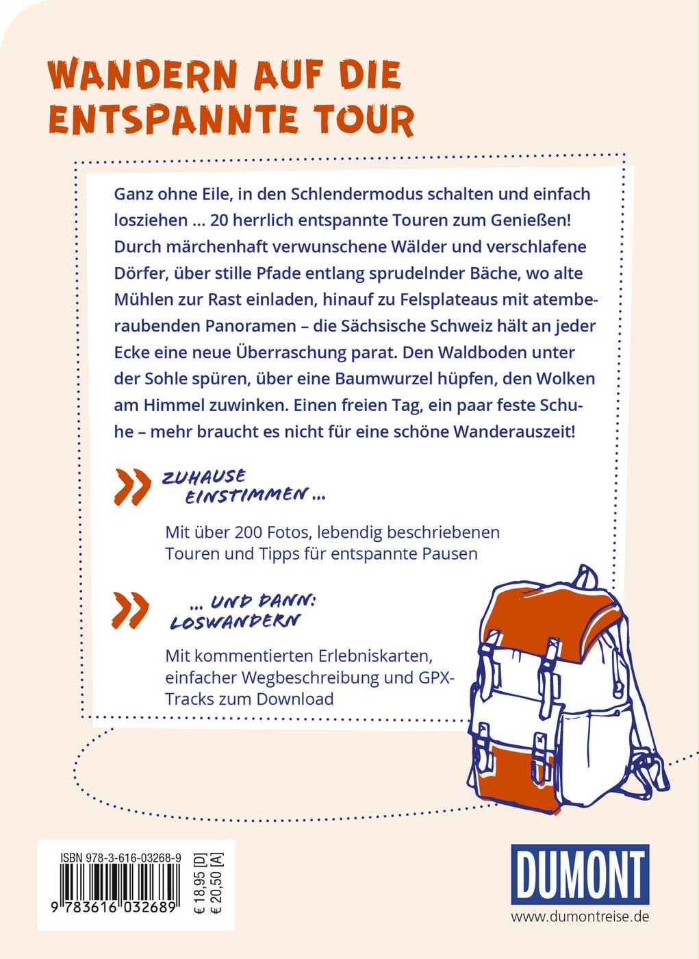 Wanderführer Sächsische Schweiz Rückseite