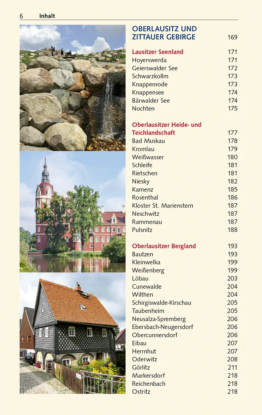 Reiseführer Sachsen Inhalt Oberlausitz