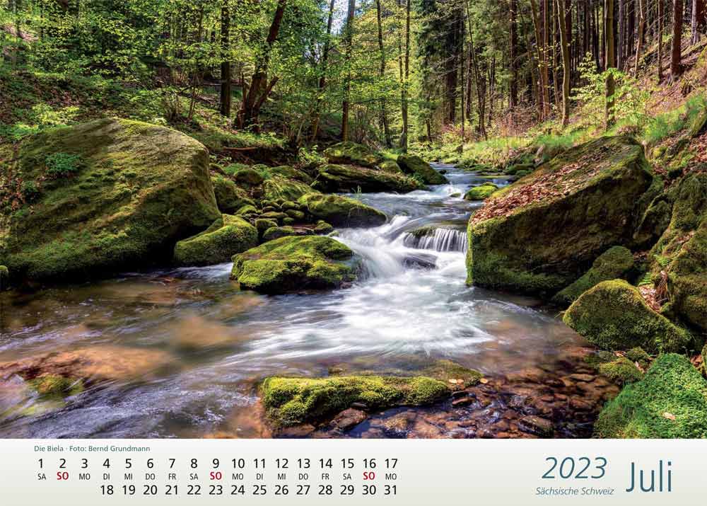 Kalender Sächsische Schweiz Bielatal