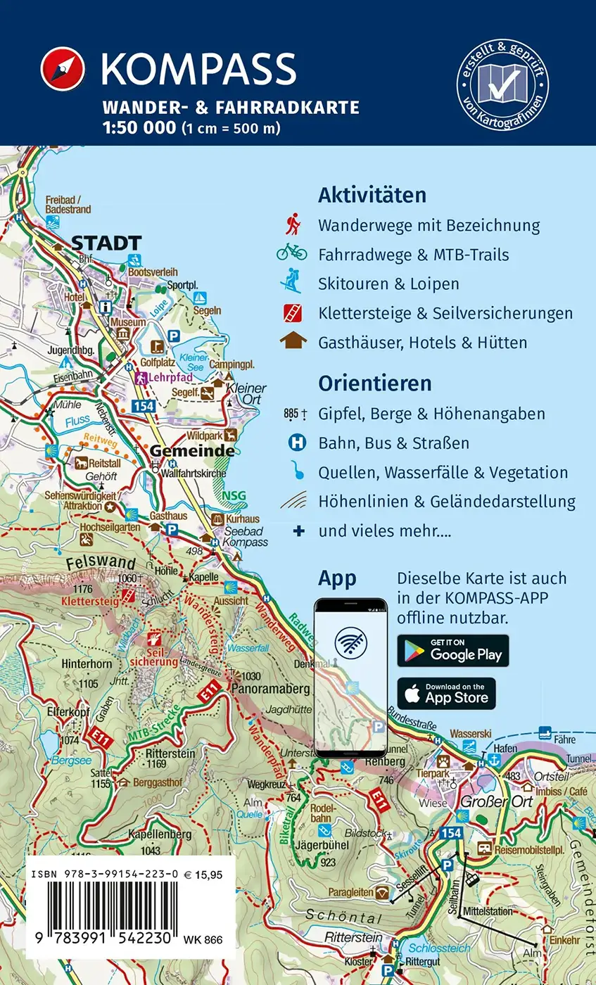 KOMPASS Wanderkarten-Set 866 Erzgebirge