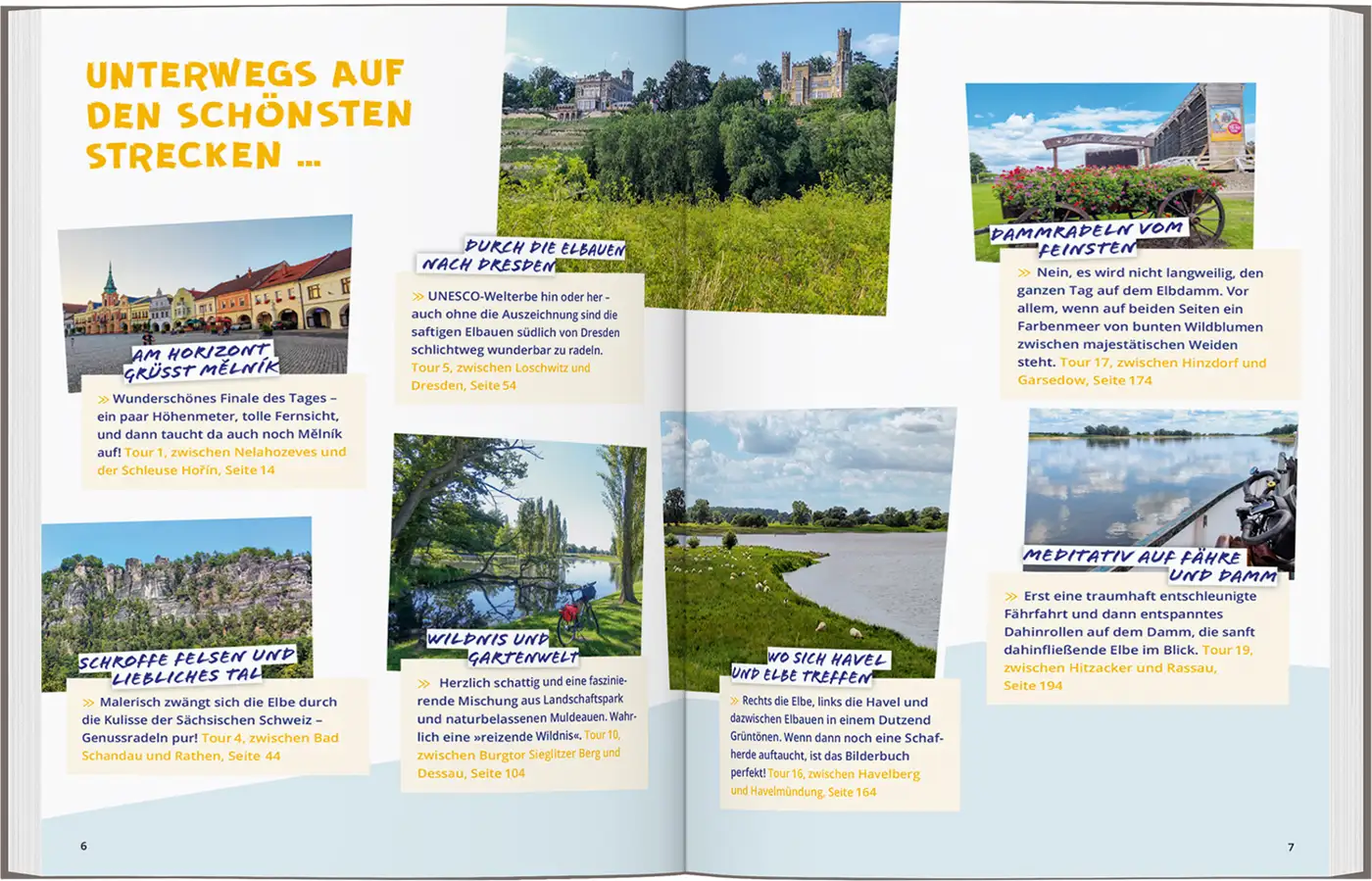 Buch Elberadweg schöne Strecken