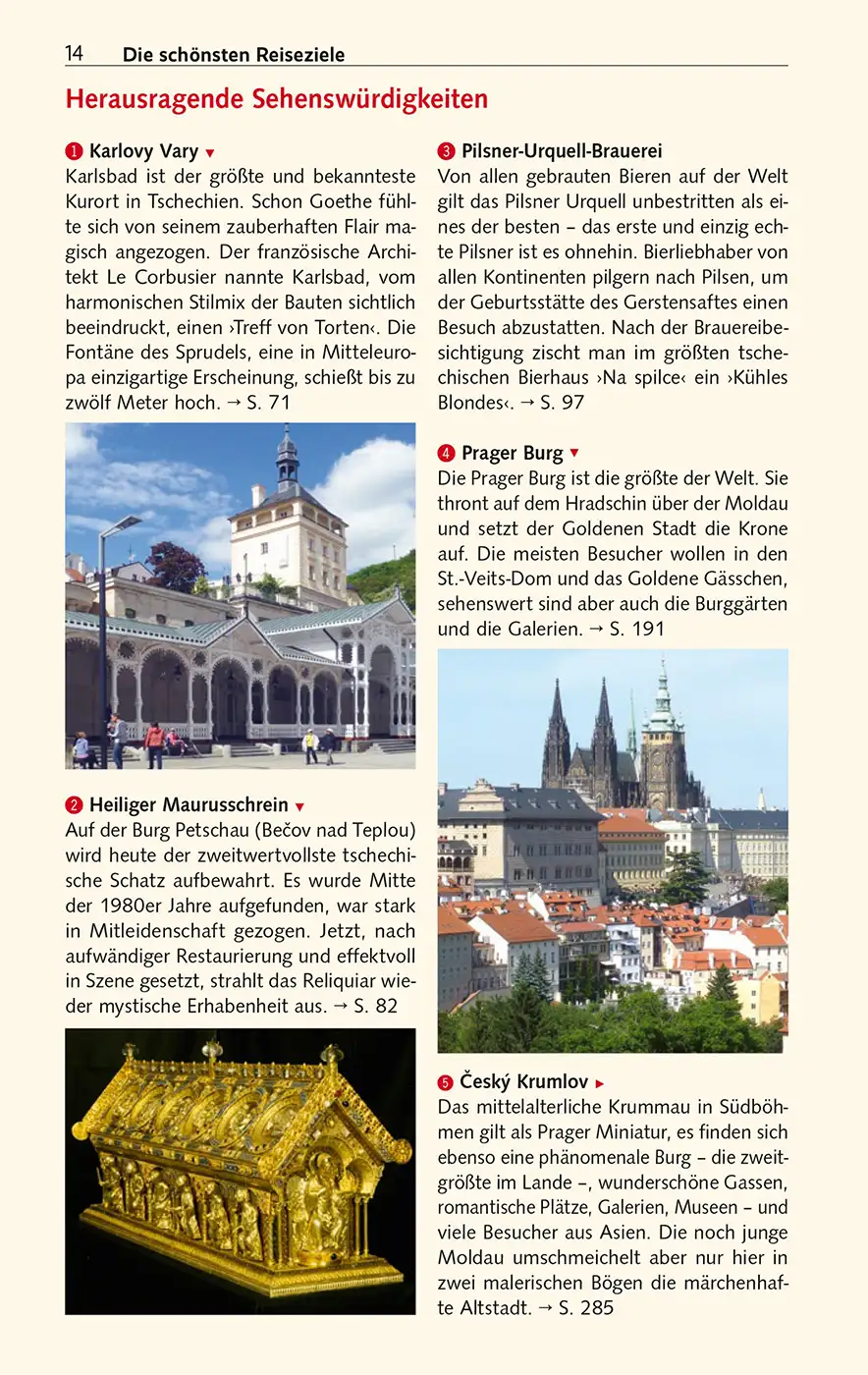 Sehenswürdigkeiten Tschechien