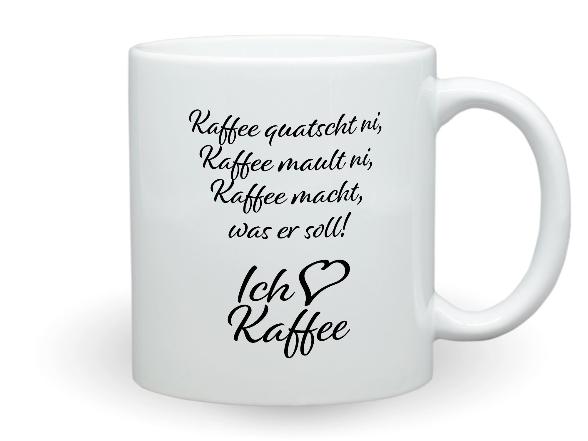 Bedruckte Kaffeetasse