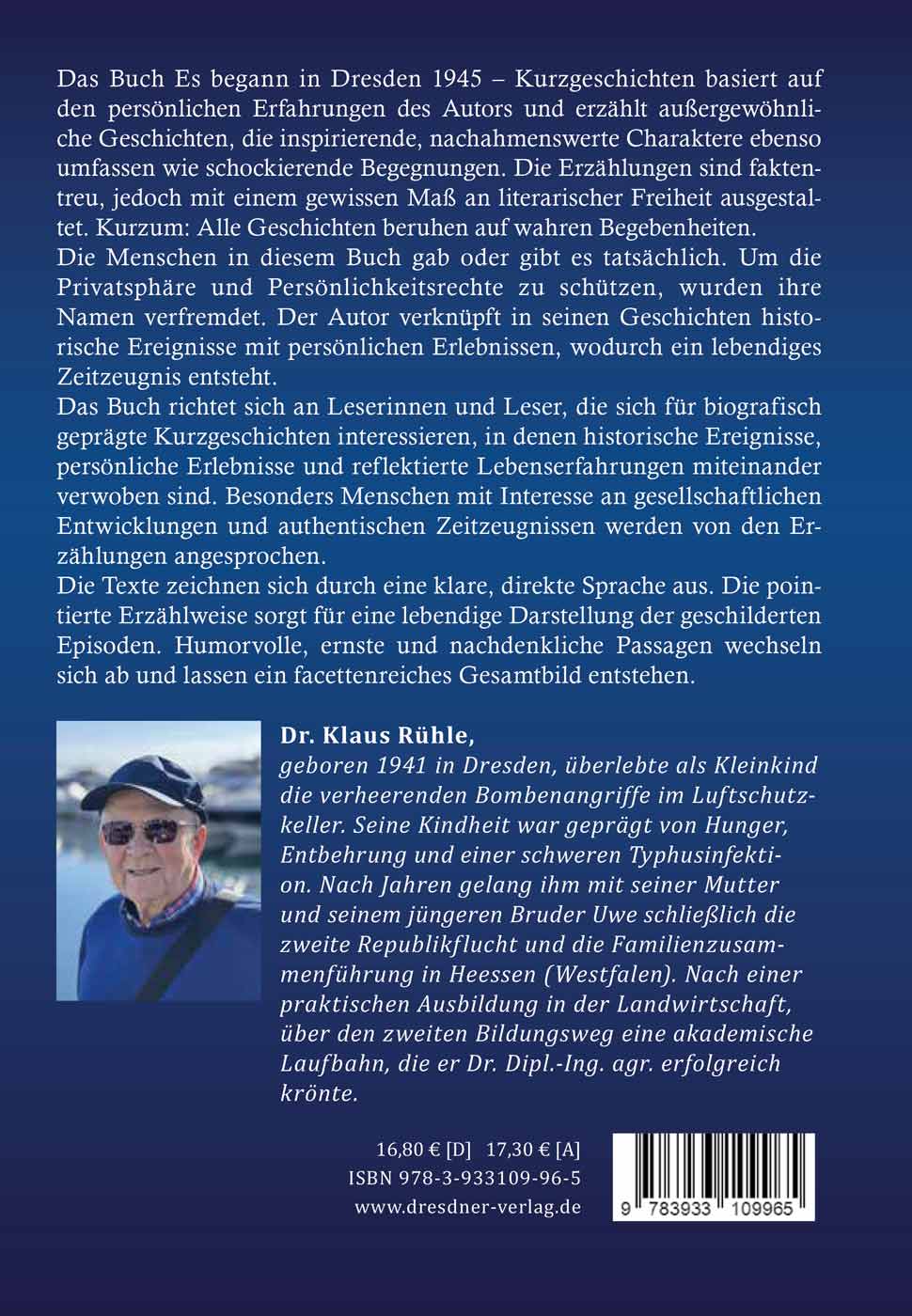 Buch Dresden 1945 Rückseite