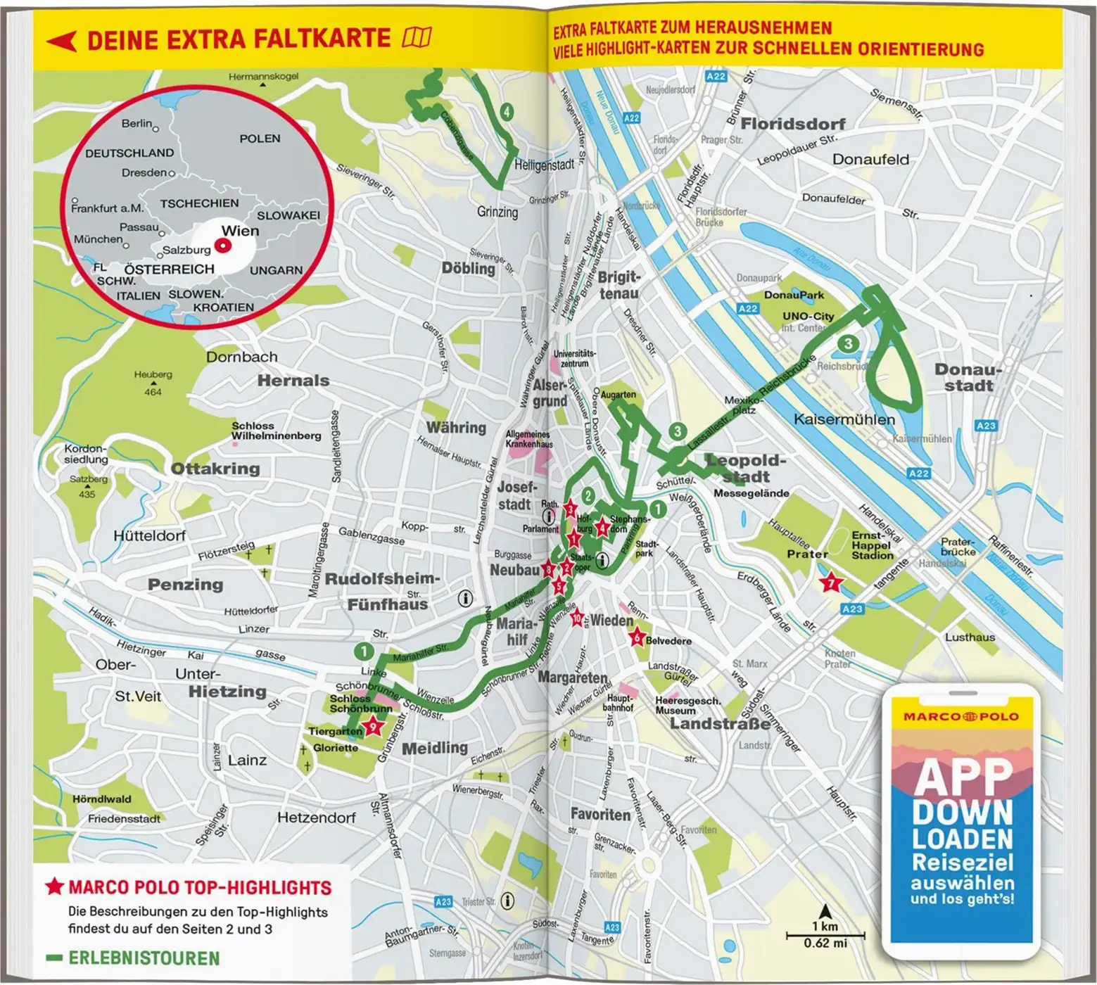 Buch Wien Karte