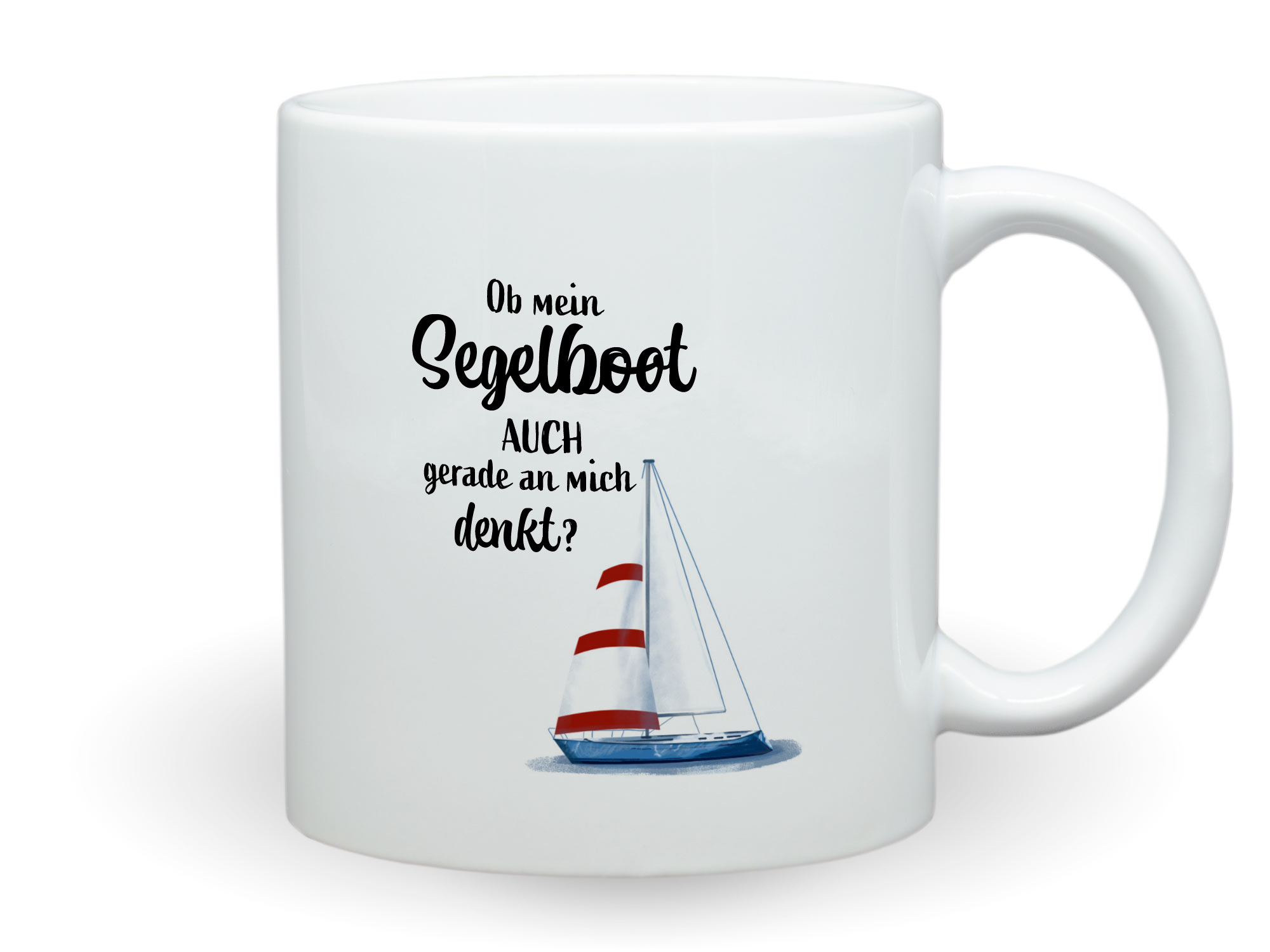 Tasse Segler Segelboot lustiger Spruch