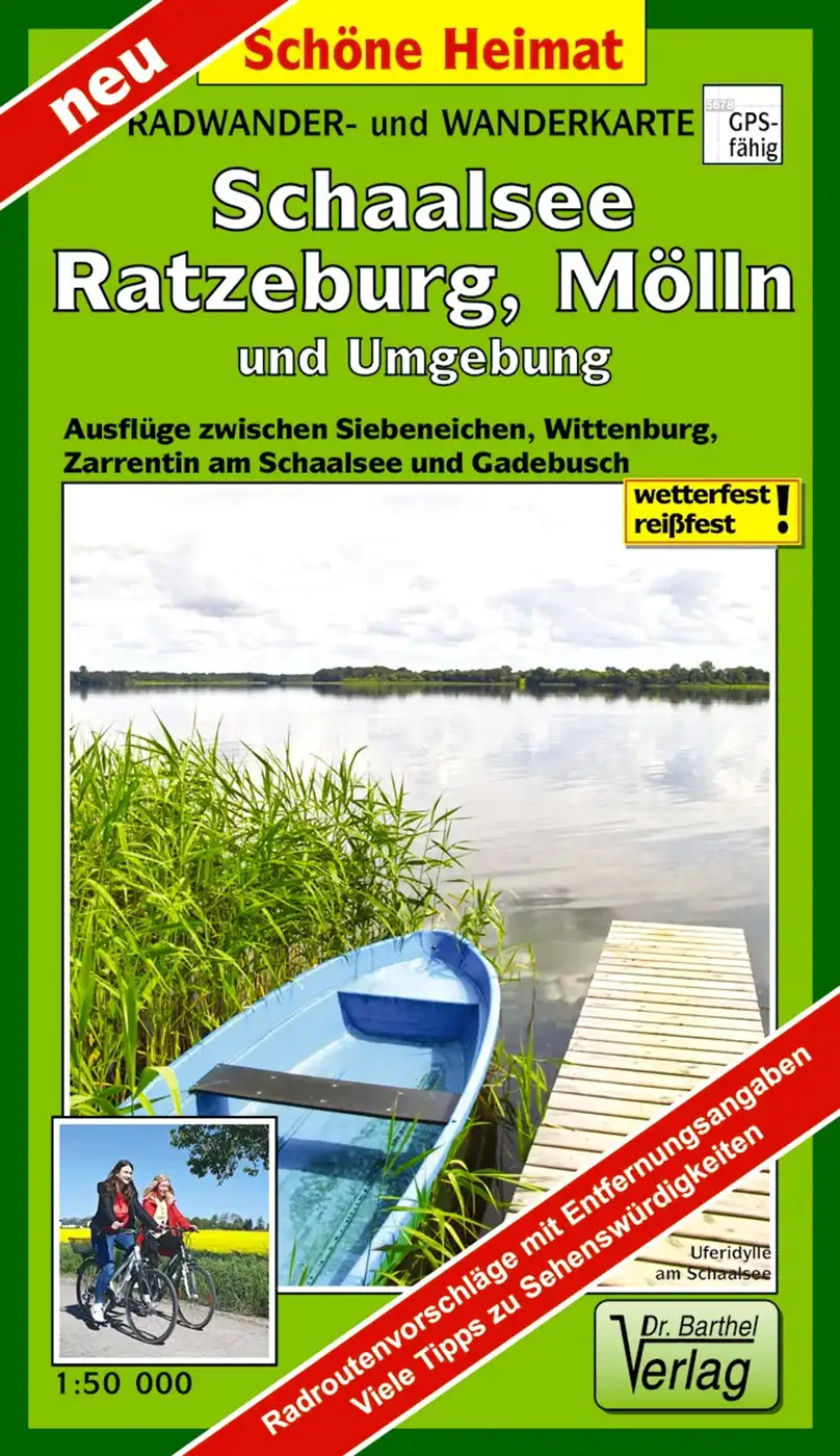Radkarte Schaalsee Ratzeburg Mölln Wanderkarte Barthel
