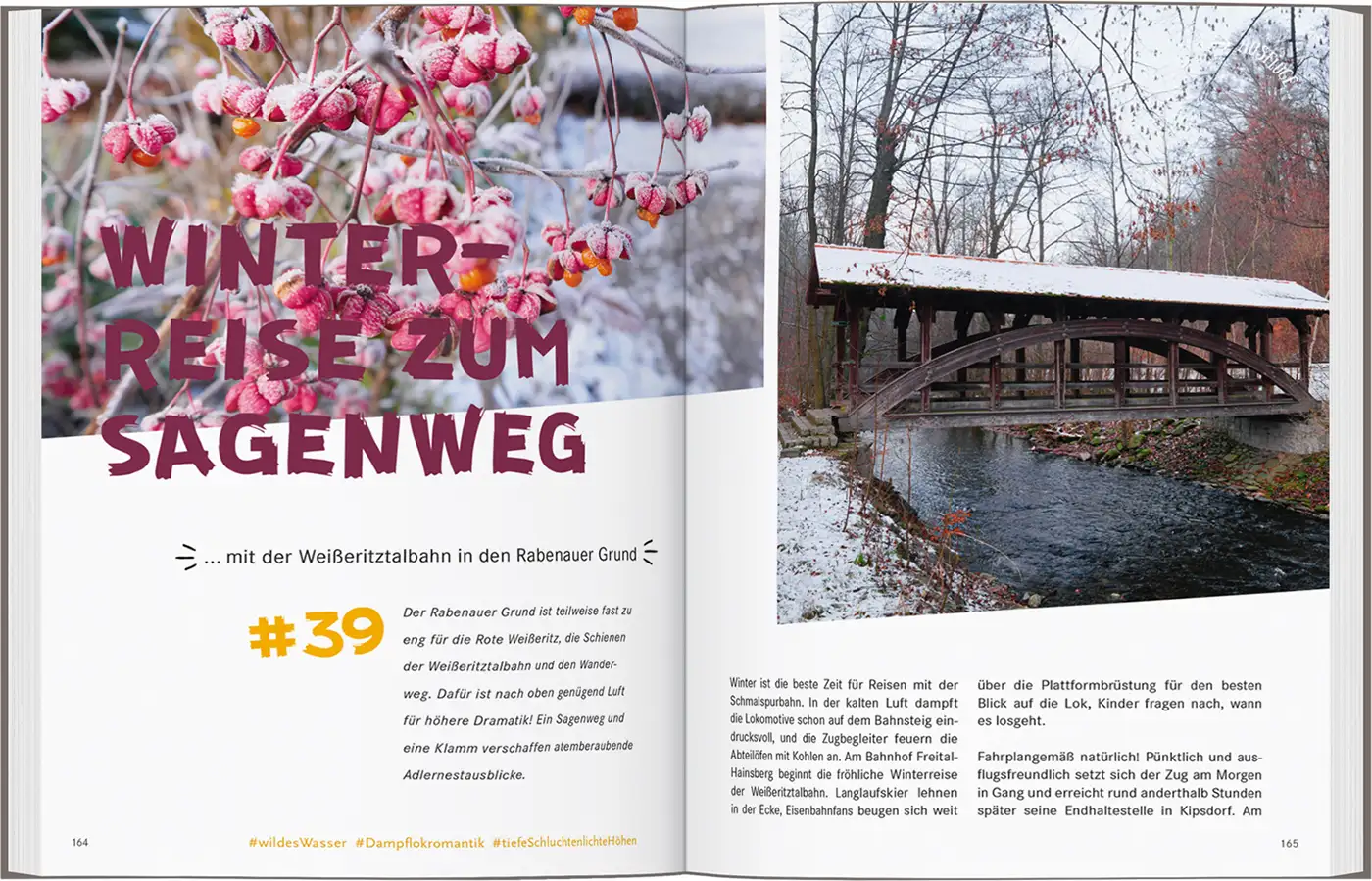 Buchinhalt Winterreise Sagenweg