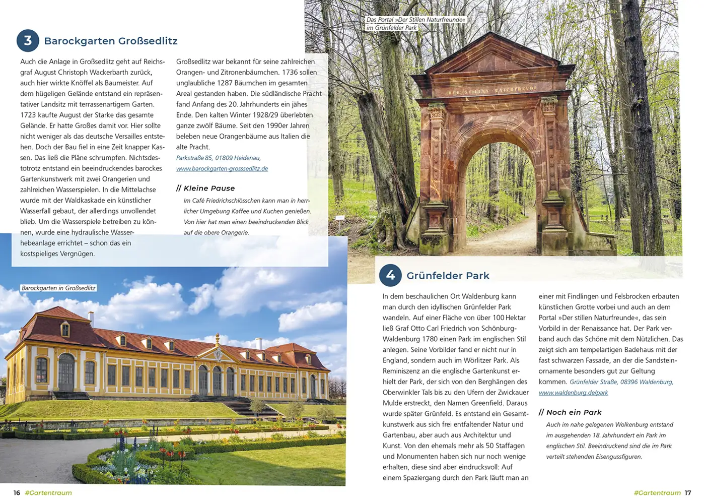 Buch Sachsen Barockgarten Großsedlitz