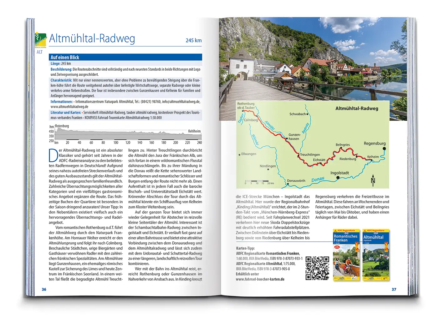 Radtourenbuch Altmühltal-Radweg Deutschland