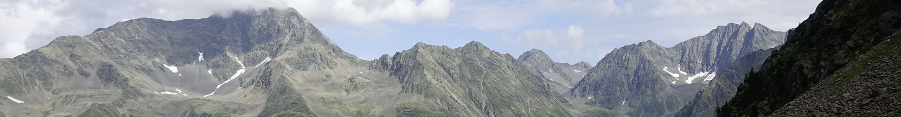 Bergpanorama Alpen Ötztal